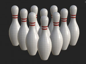 Collezione di bowling Modello 3D