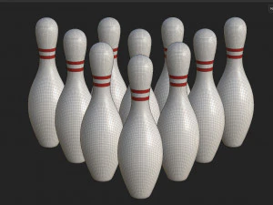 Collezione di bowling Modello 3D
