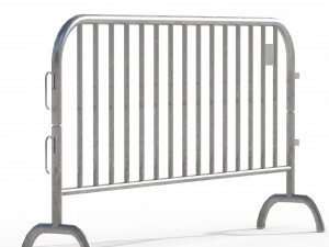 Crowd Barrier 3D Модель