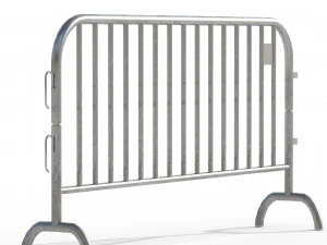 Crowd Barrier 3D Model