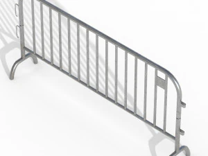 Crowd Barrier 3D Model