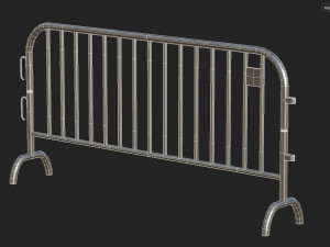 Crowd Barrier 3D Модель