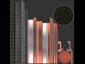 Traffic Barrel 3D Model