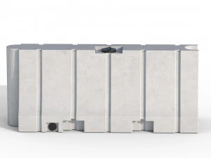 Plastic Traffic Barrier 3D Model