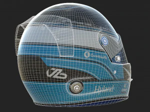 F1 Valtteri Bottas Helmet 2023 3D Model