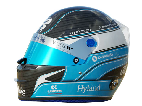 F1 Valtteri Bottas Helmet 2023 3D Model