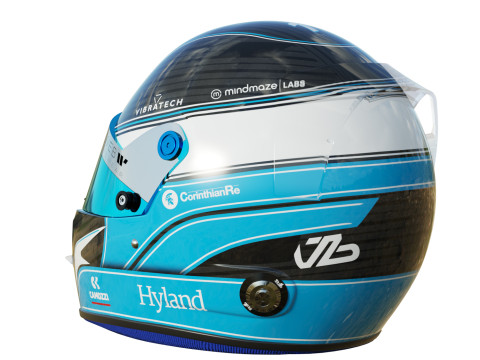 F1 Valtteri Bottas Helmet 2023 Model 3D