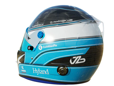 F1 Valtteri Bottas Helmet 2023 3D Model