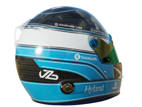 F1 Valtteri Bottas Helmet 2023 3D Model