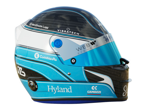 F1 Valtteri Bottas Helmet 2023 Model 3D