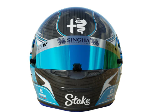F1 Valtteri Bottas Helmet 2023 3D Model