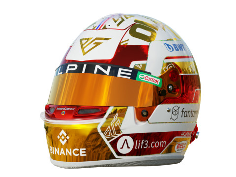 F1 Pierre Gasly Helmet 2023 3D 모델