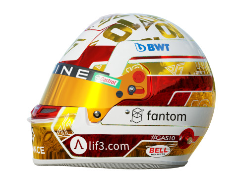 F1 Pierre Gasly Helmet 2023 3D 모델