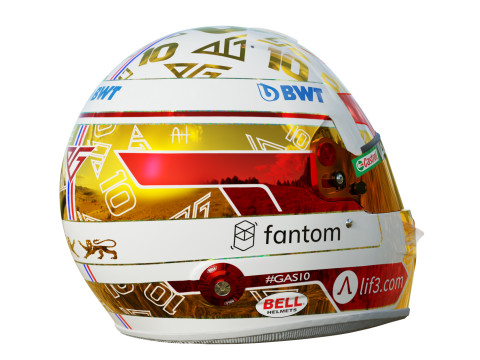 F1 Pierre Gasly Helmet 2023 3D 모델