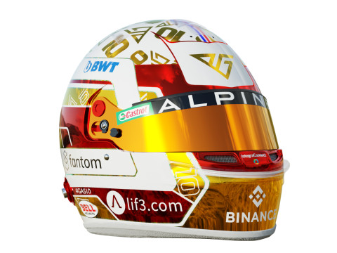 F1 Pierre Gasly Helmet 2023 3D 모델
