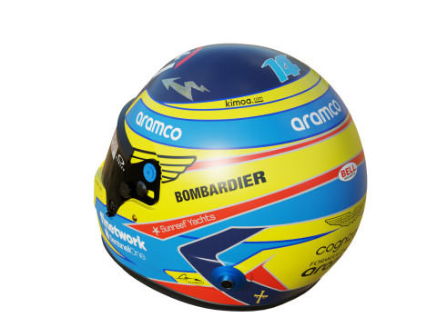 F1 Fernando Alonso Helmet 2023 3D Model