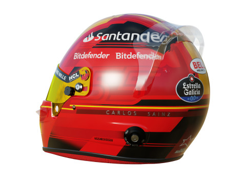 F1 Carlos Sainz Helmet 2023 3D Model