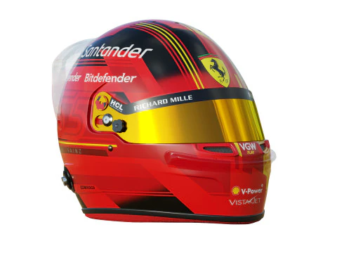 F1 Carlos Sainz Helmet 2023 3D Model