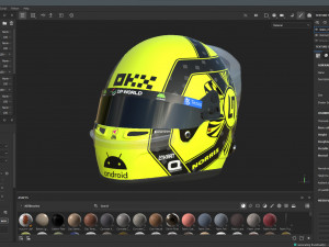 F1 Lando Norris Helmet 2023 3D Модель