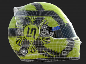 F1 Lando Norris Helmet 2023 3D Модель