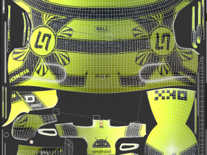 F1 Lando Norris Helmet 2023 3D Модель