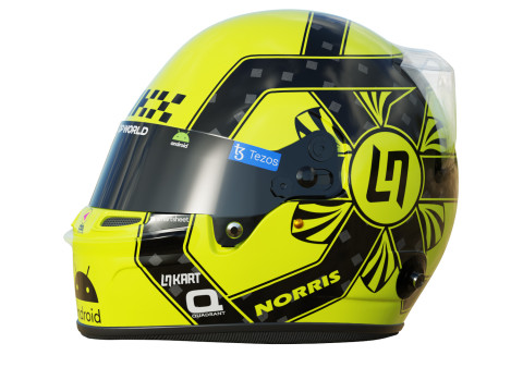 F1 Lando Norris Helmet 2023 3D Модель