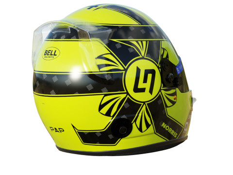 F1 Lando Norris Helmet 2023 3D Модель
