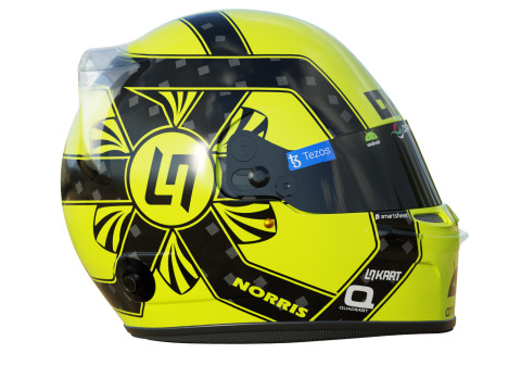 F1 Lando Norris Helmet 2023 3D Модель