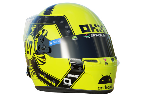 F1 Lando Norris Helmet 2023 3D Модель