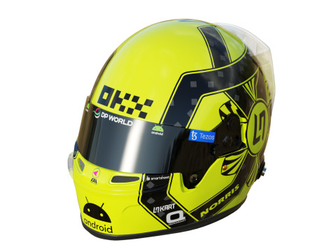 F1 Lando Norris Helmet 2023 3D Модель