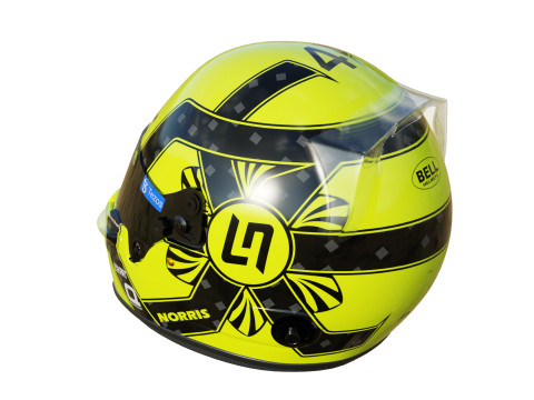 F1 Lando Norris Helmet 2023 3D Модель