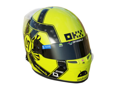 F1 Lando Norris Helmet 2023 3D Модель