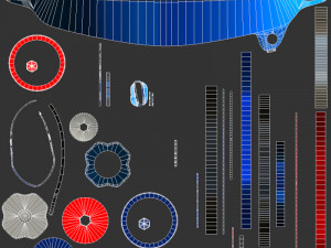 F1 Oscar Piastri Helmet 2023 Model 3D