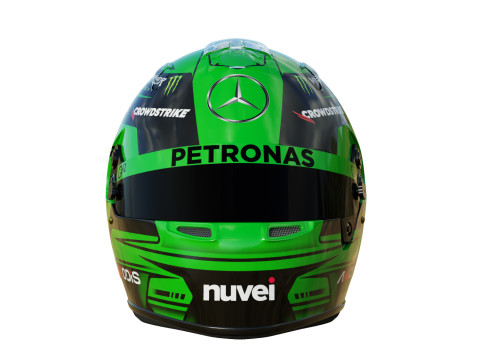 F1 George Russel Helmet 2023 3D Model