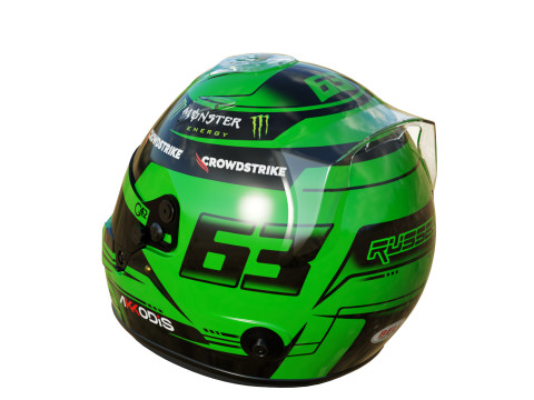 F1 George Russel Helmet 2023 3D Model