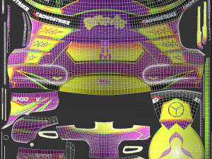 F1 Lewis Hamilton Helmet 2023 3D मॉडल