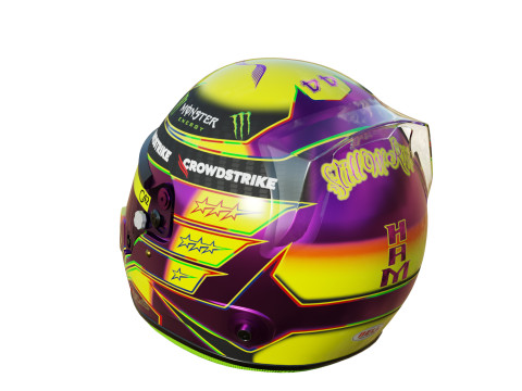 F1 Lewis Hamilton Helmet 2023 3D मॉडल