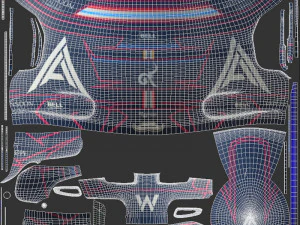 F1 Alex Albon Helmet 2023 3D Model