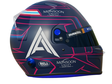 F1 Alex Albon Helmet 2023 3D-Modell