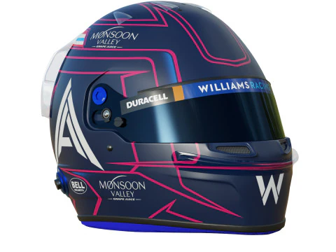 F1 Alex Albon Helmet 2023 3D Model
