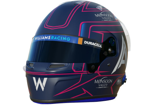 F1 Alex Albon Helmet 2023 3D-Modell