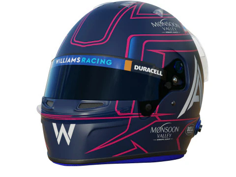 F1 Alex Albon Helmet 2023 3D Model
