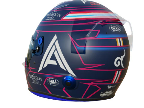 F1 Alex Albon Helmet 2023 3D Model