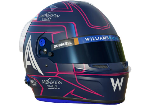 F1 Alex Albon Helmet 2023 3D Model