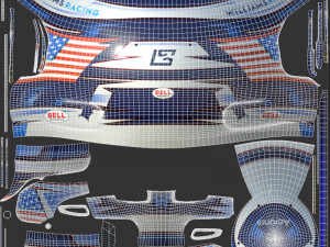 F1 Logan Sargeant Helmet 2023 Modèle 3D