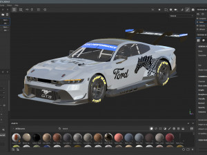Ford-Mustang GT3 2024 3Dモデル
