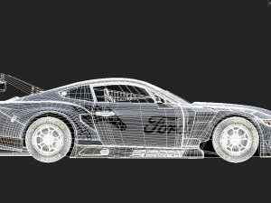 Ford-Mustang GT3 2024 3Dモデル