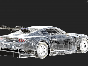 Ford-Mustang GT3 2024 3Dモデル