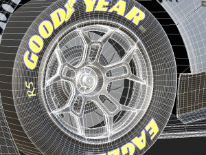 Ford-Mustang GT3 2024 3Dモデル