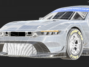 Ford-Mustang GT3 2024 3Dモデル